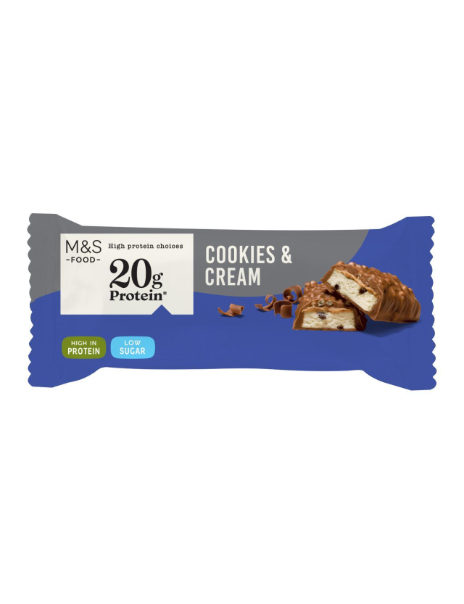 Cookies & Cream Chocolate Protein Bar