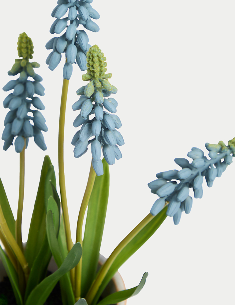 Artificial Hyacinth Plant in Ceramic Pot