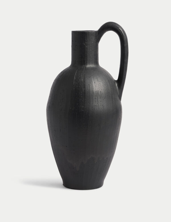 Large Textured Ceramic Jug