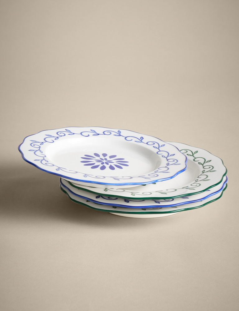 Set of 4 Boho Side Plates