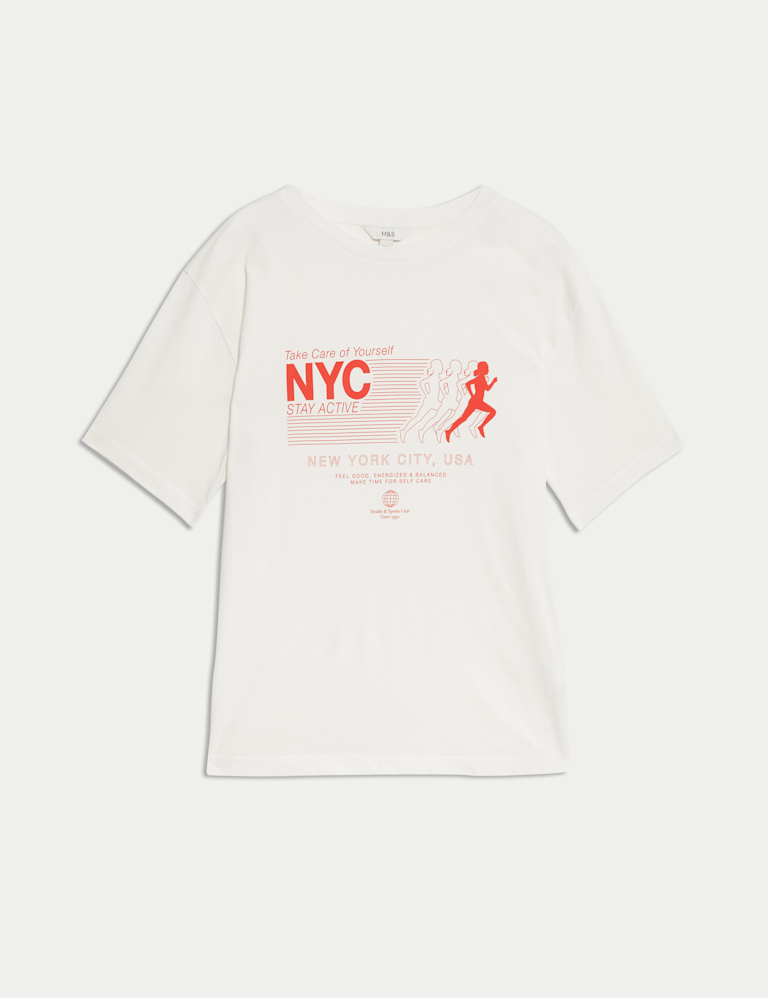 Pure Cotton Textured Regular Fit T-Shirt