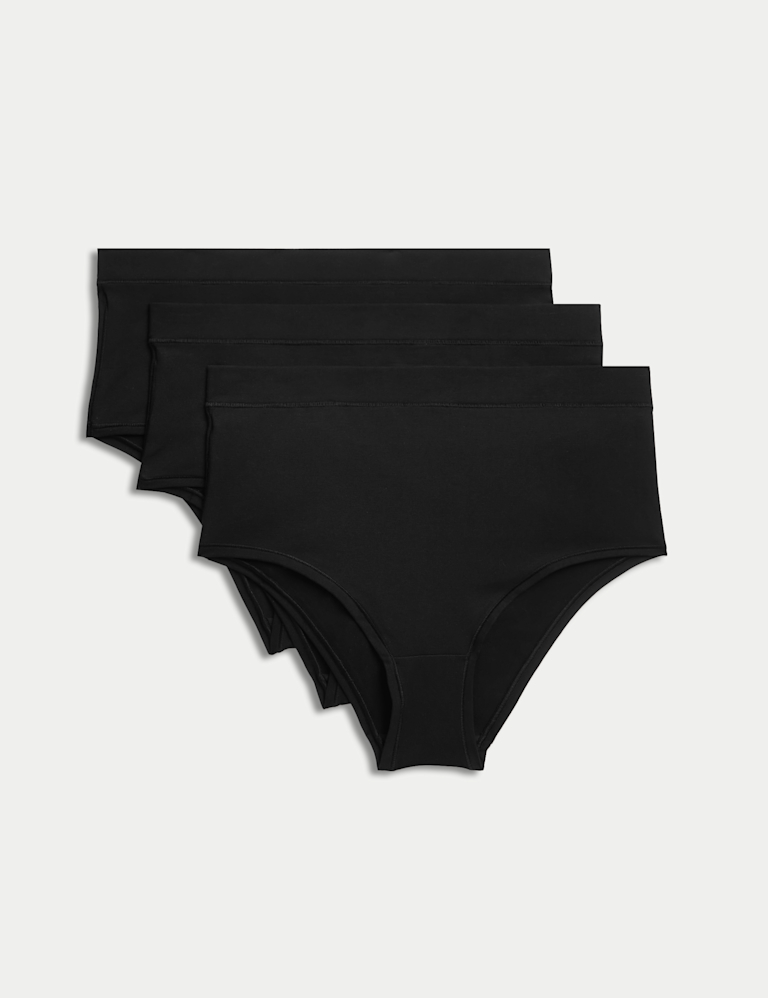 3pk Cotton Rich Brazilian Stoma Knickers