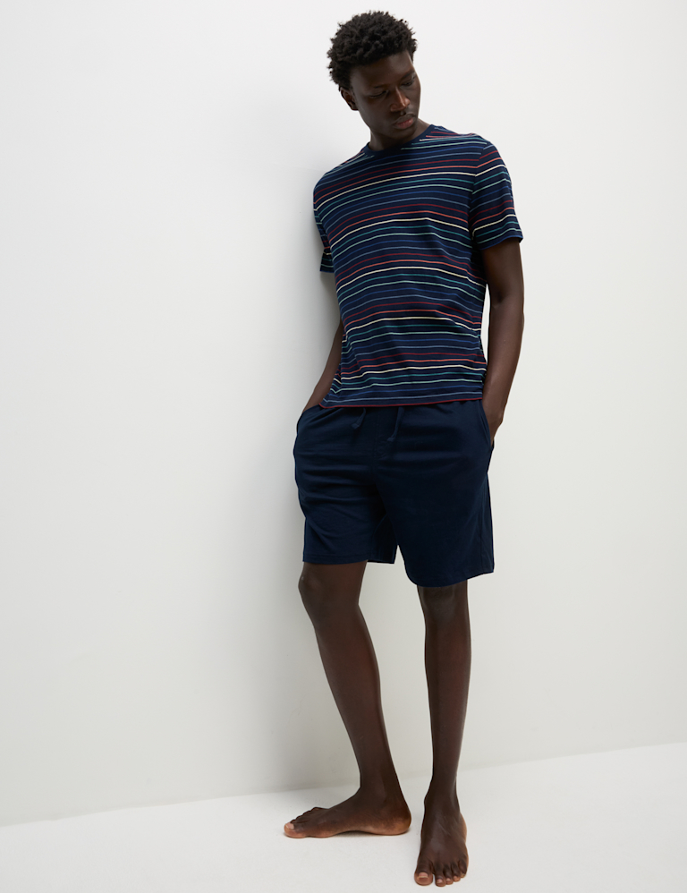 Pure Cotton Striped Pyjama Set