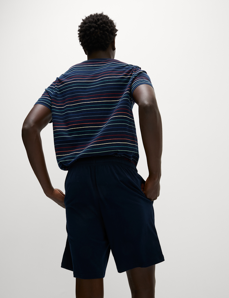 Pure Cotton Striped Pyjama Set