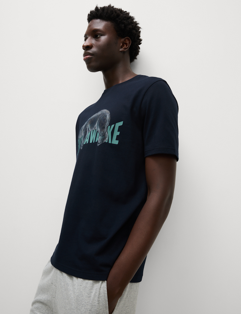 Pure Cotton Bearly Awake T-Shirt