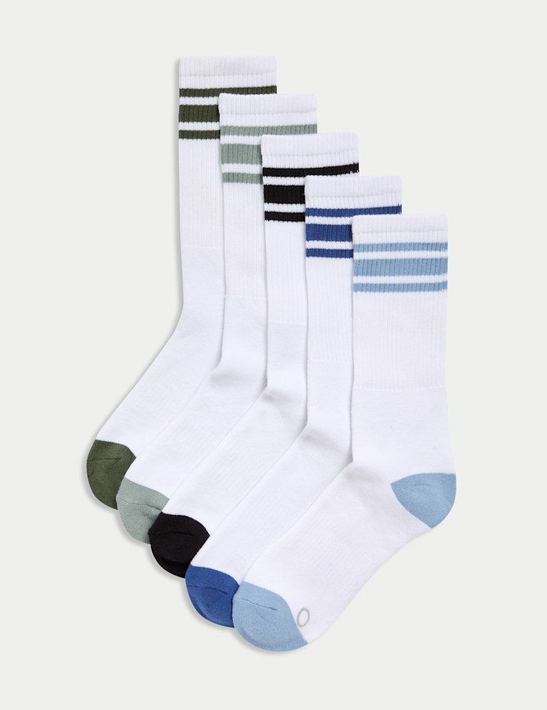 5pk Cool & Fresh™ Cotton Rich Cushioned Sports Socks