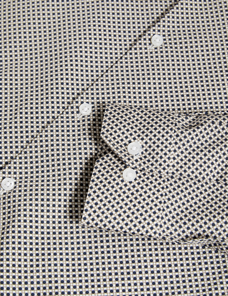 Regular Fit Easy Iron Pure Cotton Shirt