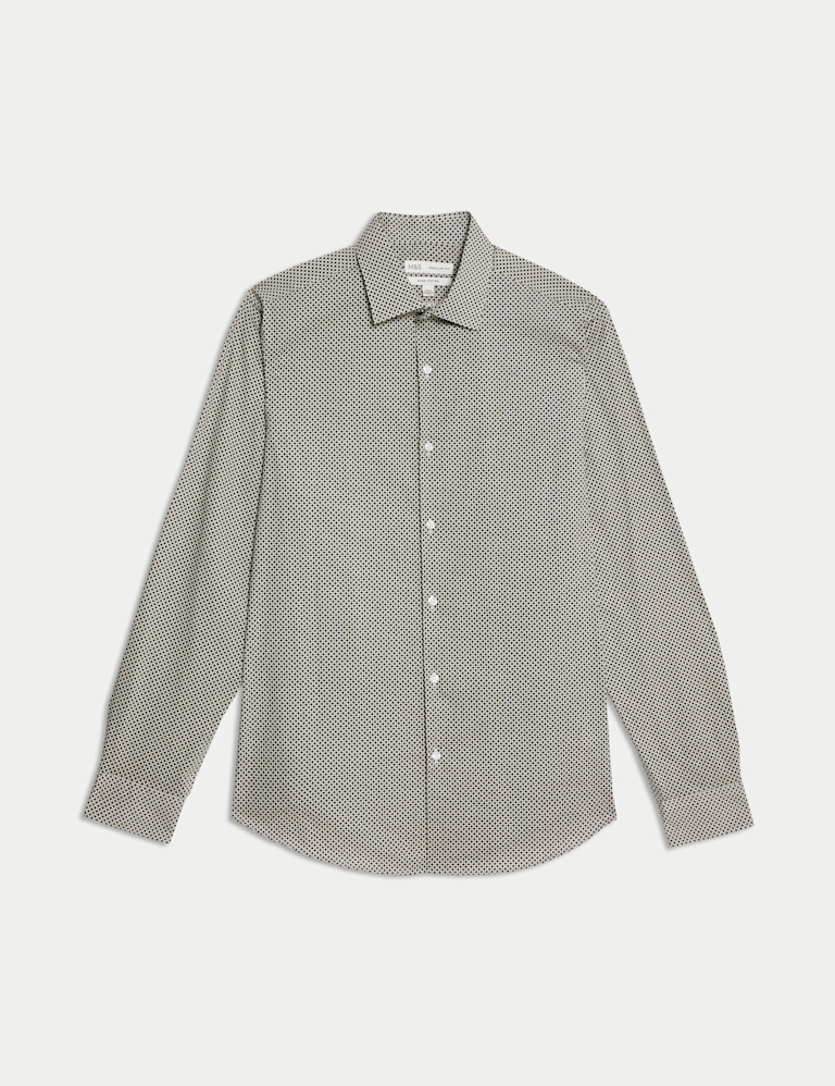 Regular Fit Easy Iron Pure Cotton Shirt