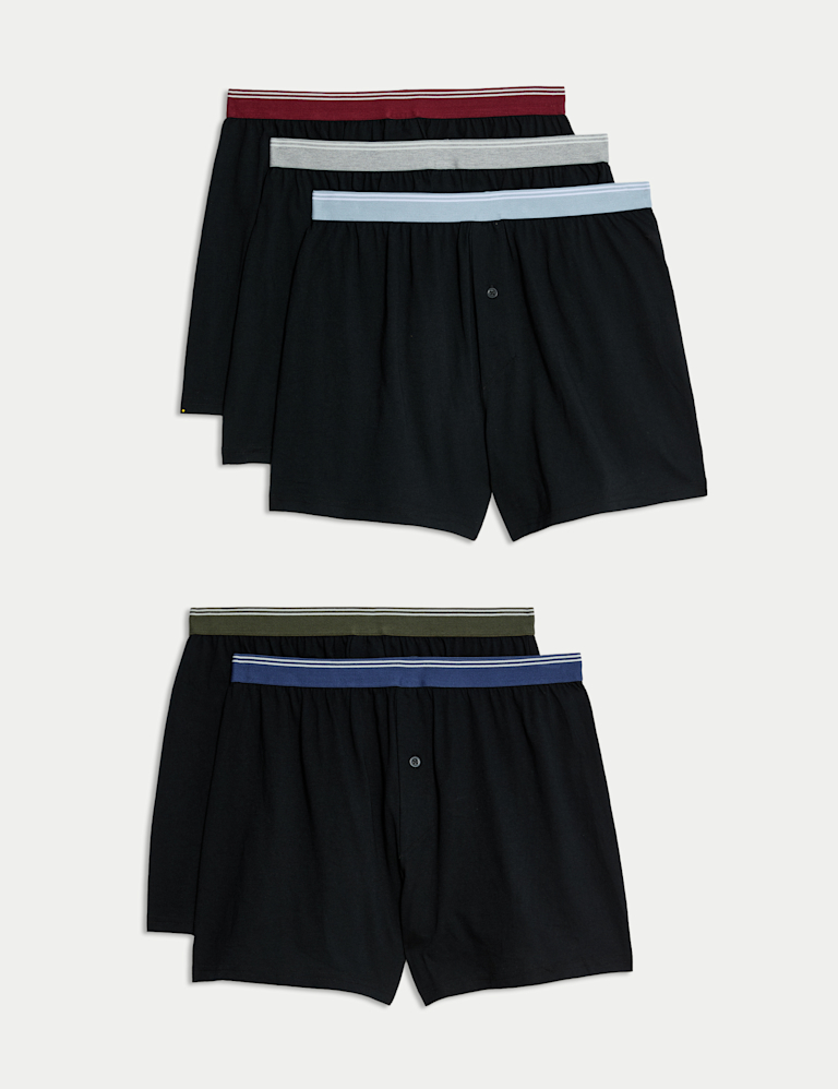 5pk Pure Cotton Cool & Fresh™ Jersey Boxers