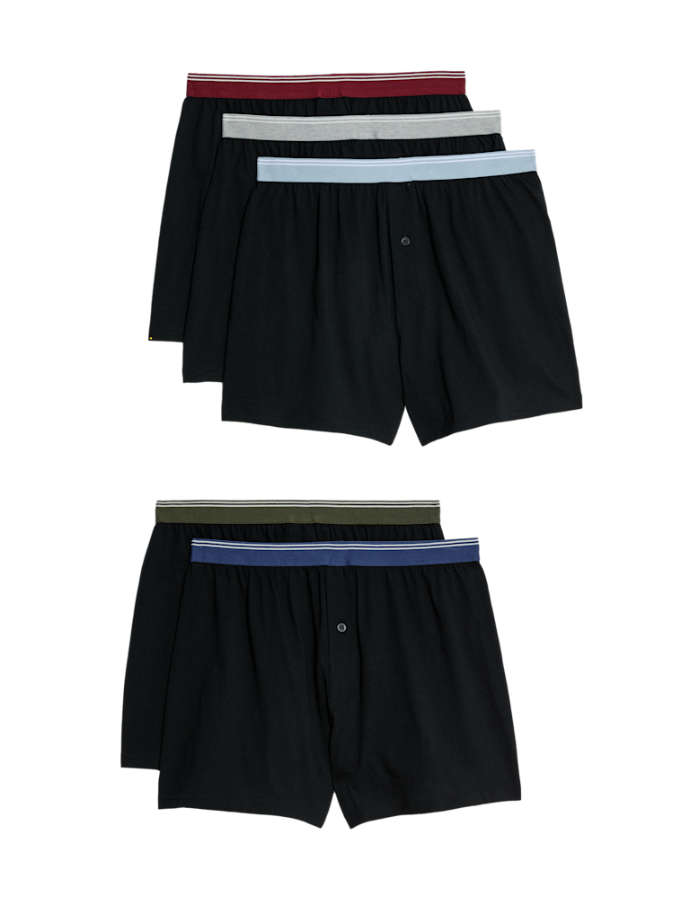 5pk Pure Cotton Cool & Fresh™ Jersey Boxers