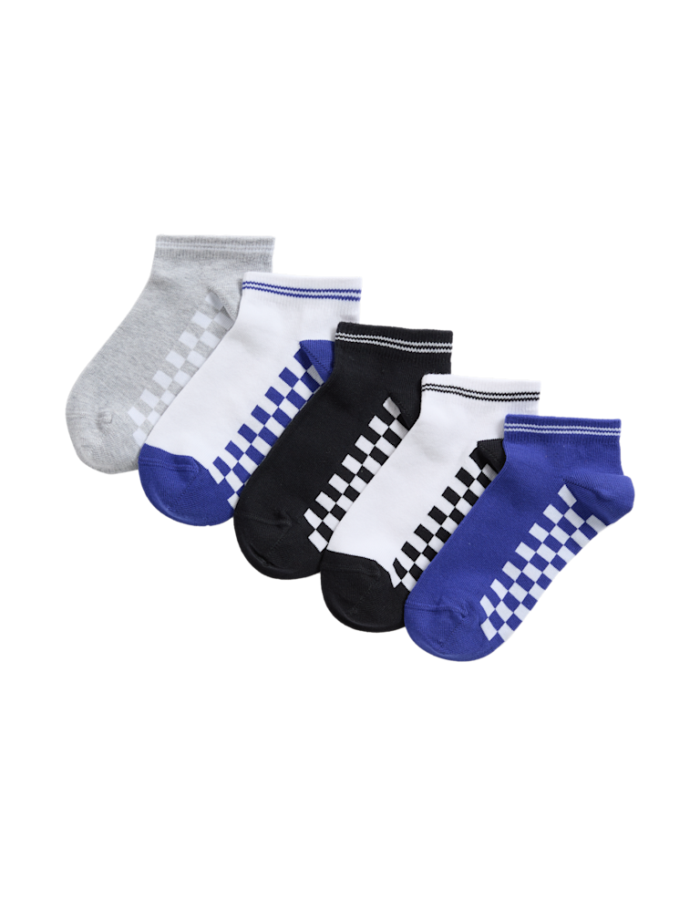 5pk Cotton Rich Check Trainer Liners™ (6 Small – 7 Large)