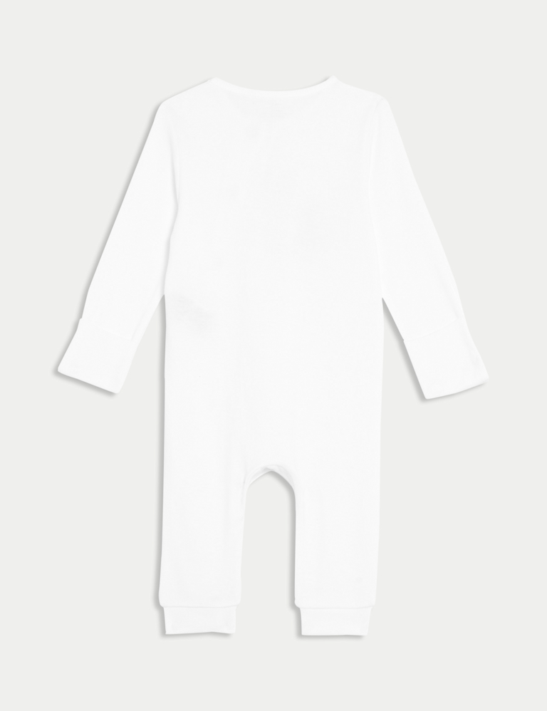 Pure Cotton ‘Daddy And Me’ Footless Sleepsuit (0-12 Mths)