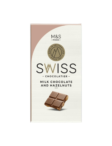 Swiss Extra Fine Milk Chocolate with Hazelnuts