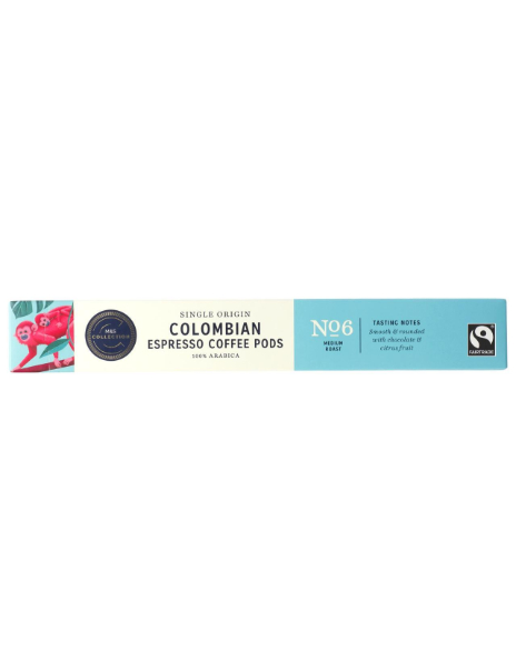 Fairtrade Colombian Coffee Pods