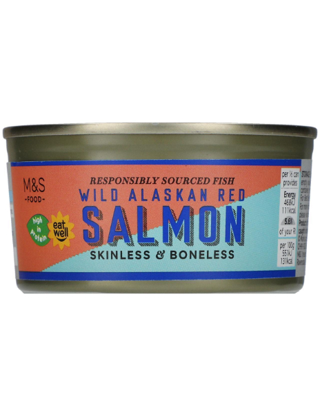 Wild Alaskan Red Salmon Skinless & Boneless