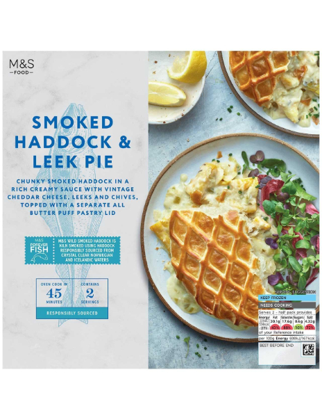 Smoked Haddock & Leek Pie