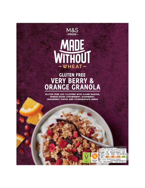 Made Without Very Berry & Orange Granola