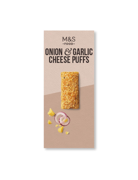 Onion & Garlic Cheese Puffs 