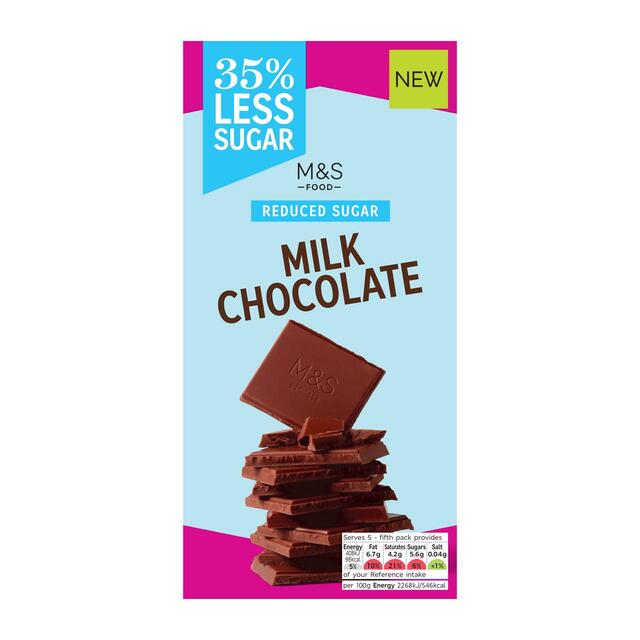Reduced Sugar Milk Chocolate Reduced Sugar Milk Chocolate