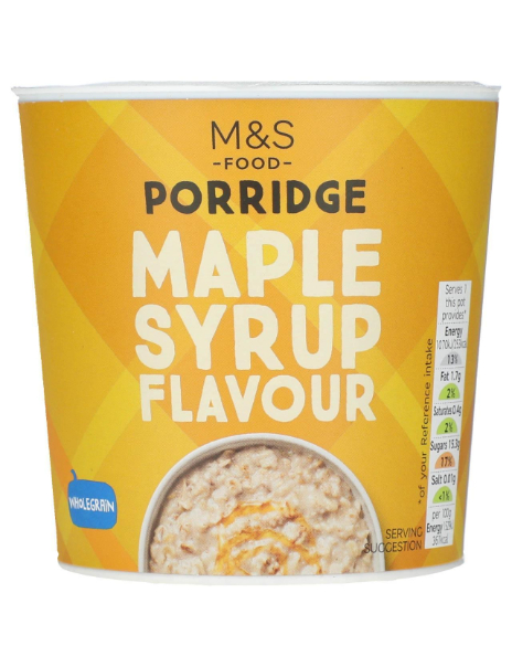Maple Syrup Flavour Porridge