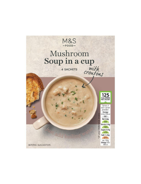 Creamy Mushroom Cup Soup