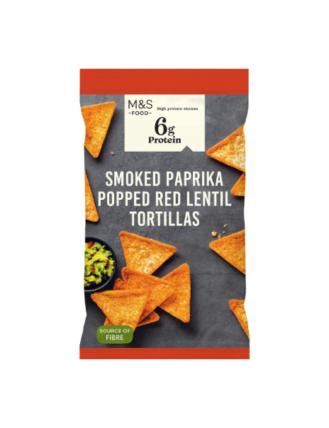 Smoked Paprika Popped Red Lentil Tortillas