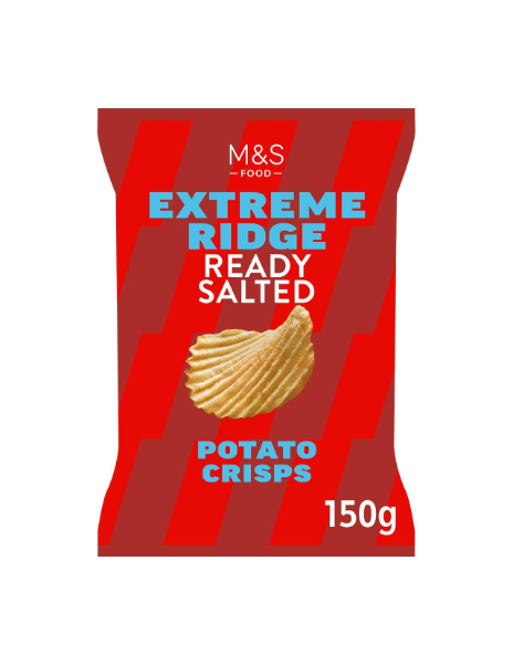 Ready Salted Extreme Ridge Cut Crisps