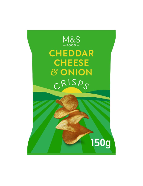 Cheddar Cheese & Onion Crisps