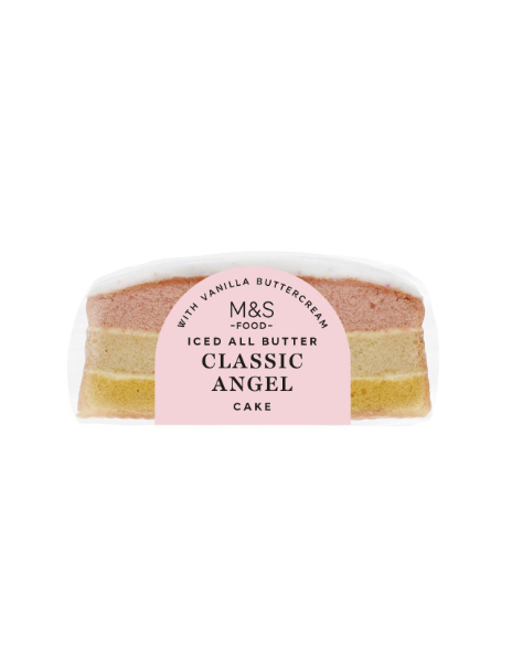 Iced All Butter Classic Angel Cake