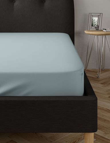 Cotton Rich Percale Fitted Sheet