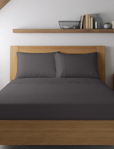 2 Pack Bamboo Cotton Blend Sateen Pillowcases