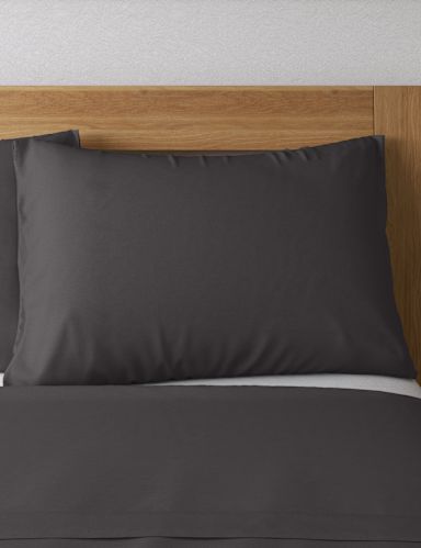 2 Pack Bamboo Cotton Blend Sateen Pillowcases
