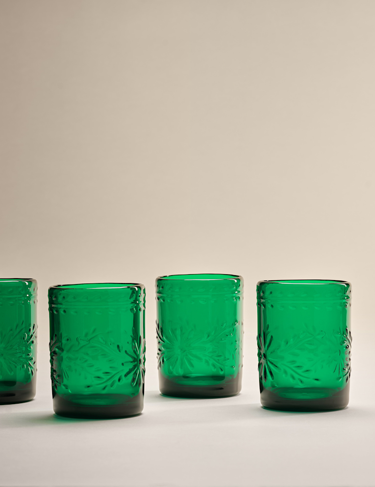 Set of 4 Boho Paradise Picnic Tumblers