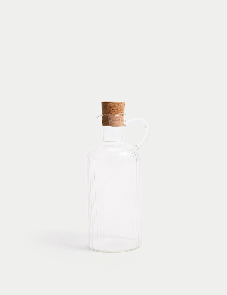 Medium Ribbed Glass Pourer