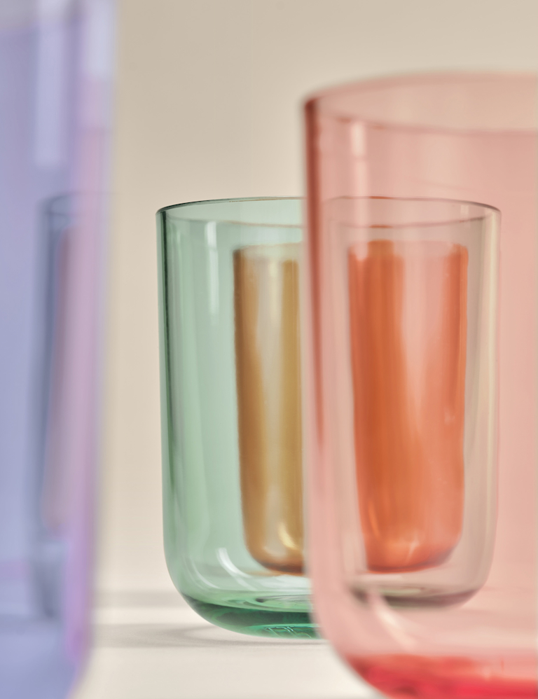 Set of 4 Rounded Picnic Tumblers