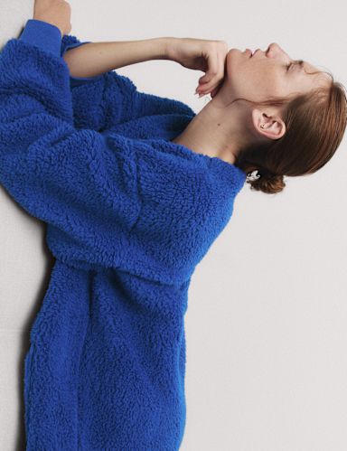 Teddy Fleece Dressing Gown