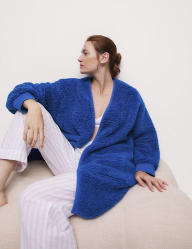 Teddy Fleece Dressing Gown