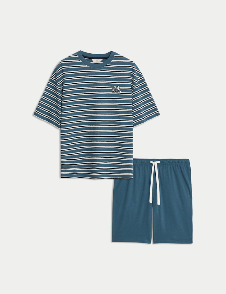 Pure Cotton Striped : 1 Dad Pyjama Set