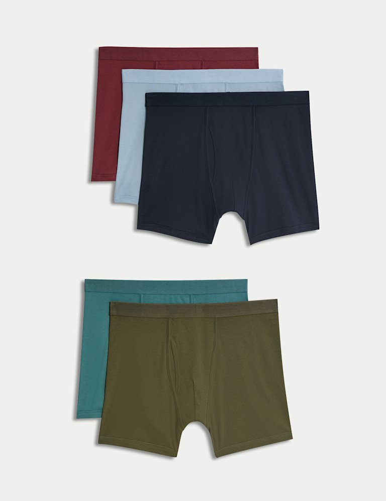 5pk Pure Cotton Cool & Fresh™ Trunks