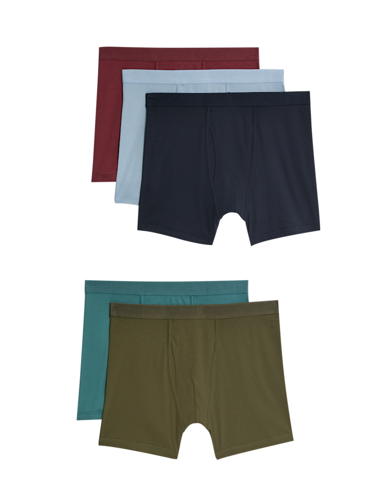5pk Pure Cotton Cool & Fresh™ Trunks