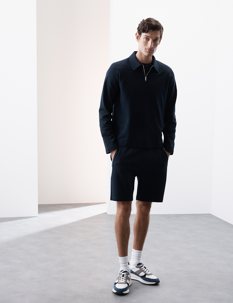 Cotton Rich Waffle Shorts