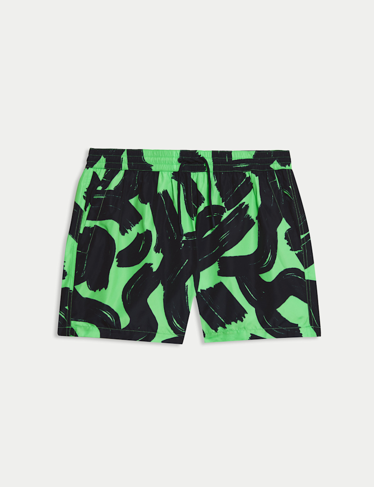 Quick Dry Printed Swim Shorts