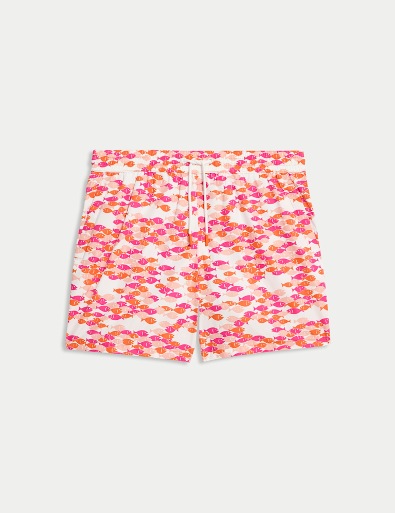 Quick Dry Printed Swim Shorts