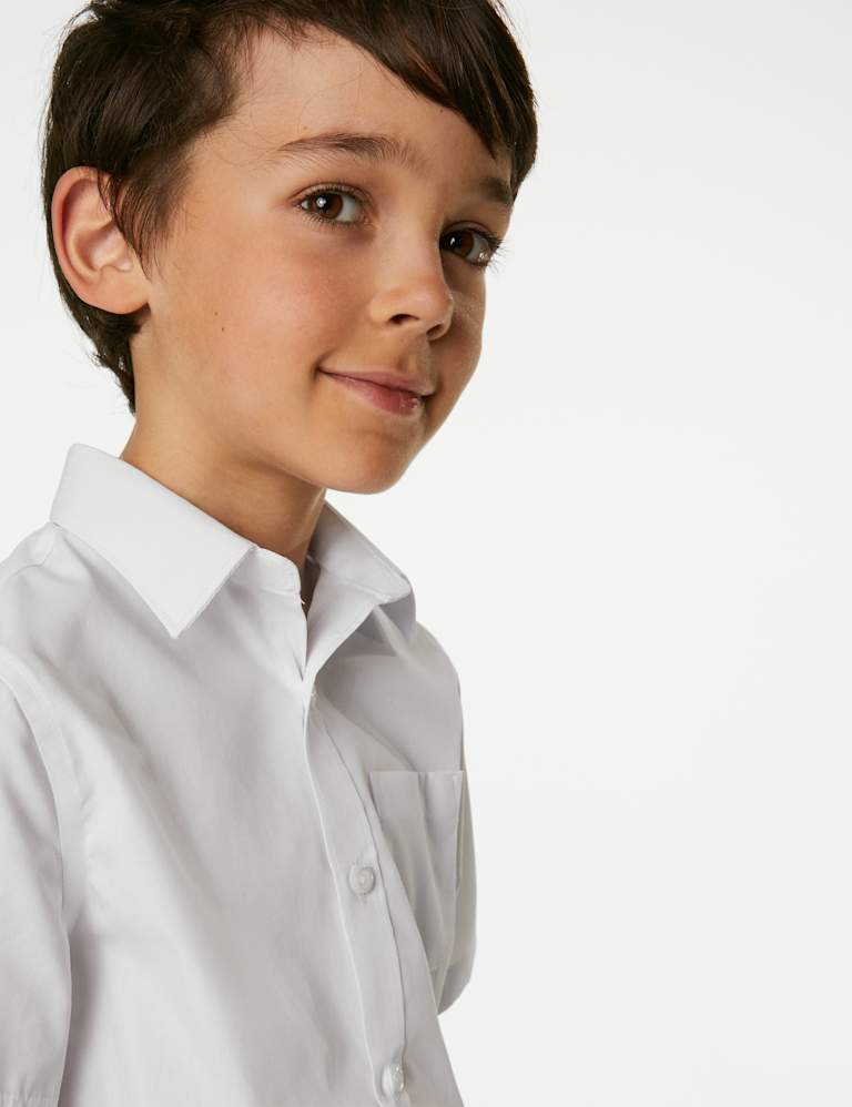 2pk Boys’ Non-Iron School Shirts (2-18 Yrs)