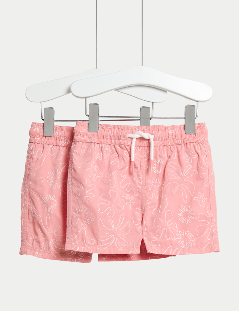 Embroidered Swim Shorts (0- 3 Yrs)