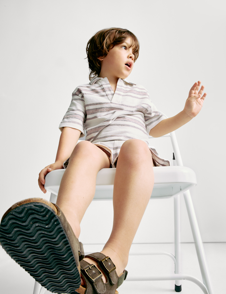 2pc Pure Cotton Textured Top & Bottom Outfit (1-8 Yrs) 2pc Pure Cotton Textured Top & Bottom Outfit (1-8 Yrs)