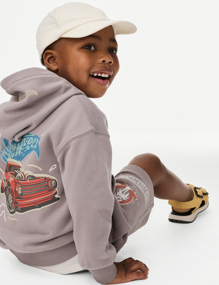 Cotton Rich Hot Wheels™ Shorts (2-8 Yrs)