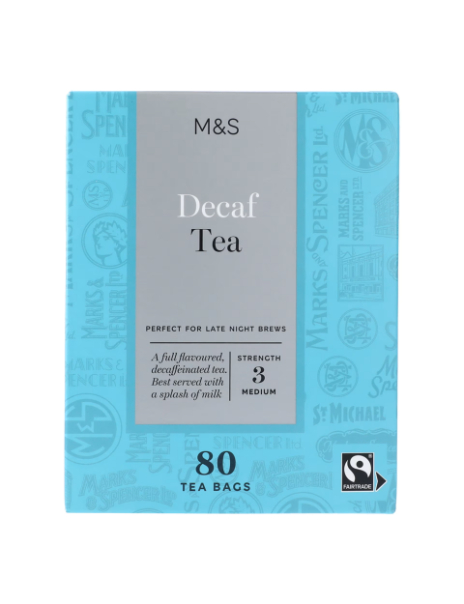 80 Decaffeinated Tea Bag