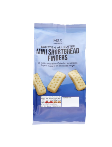 Mini All Butter Scottish Shortbread Fing