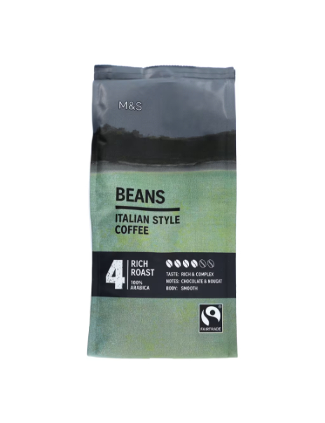 Italian Beans Roast And Ground Coffee